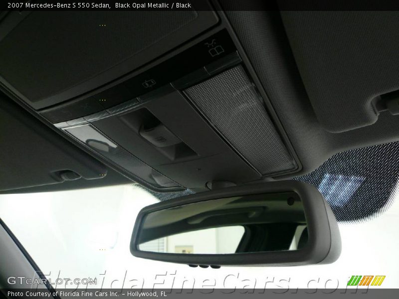 Black Opal Metallic / Black 2007 Mercedes-Benz S 550 Sedan