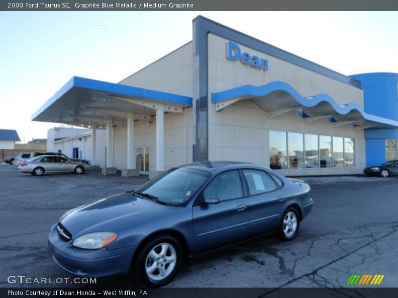 Graphite Blue Metallic / Medium Graphite 2000 Ford Taurus SE