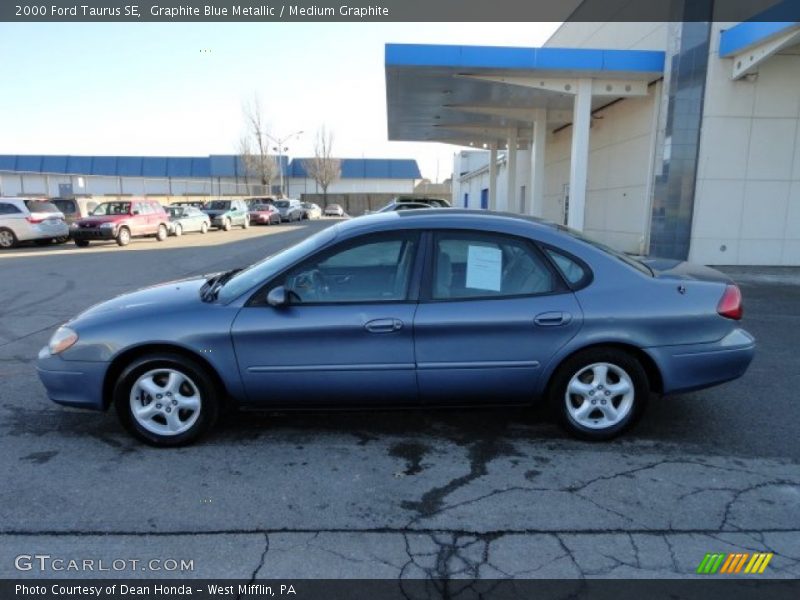 Graphite Blue Metallic / Medium Graphite 2000 Ford Taurus SE