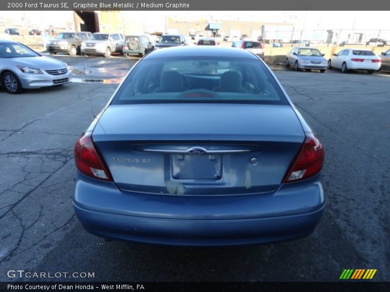 Graphite Blue Metallic / Medium Graphite 2000 Ford Taurus SE