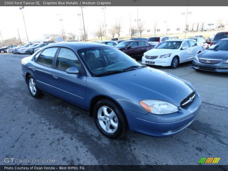Graphite Blue Metallic / Medium Graphite 2000 Ford Taurus SE