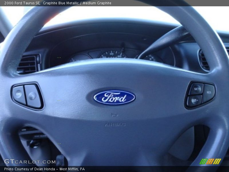 Graphite Blue Metallic / Medium Graphite 2000 Ford Taurus SE