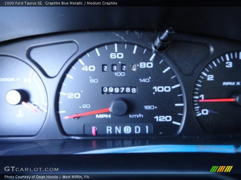 Graphite Blue Metallic / Medium Graphite 2000 Ford Taurus SE