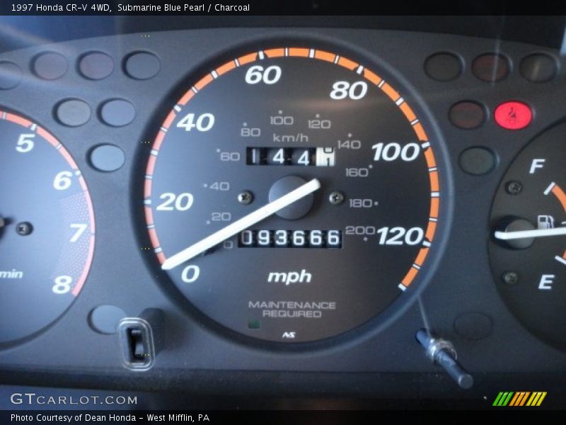 Submarine Blue Pearl / Charcoal 1997 Honda CR-V 4WD