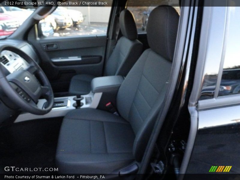 Ebony Black / Charcoal Black 2012 Ford Escape XLT 4WD