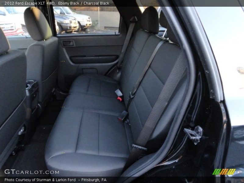 Ebony Black / Charcoal Black 2012 Ford Escape XLT 4WD