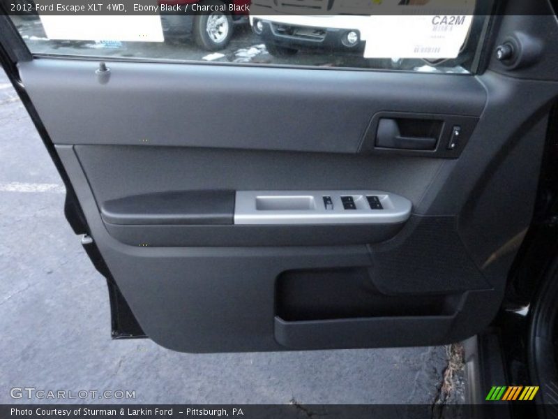 Ebony Black / Charcoal Black 2012 Ford Escape XLT 4WD