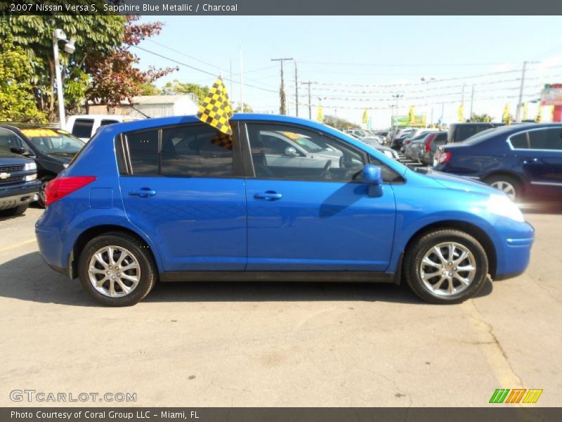 Sapphire Blue Metallic / Charcoal 2007 Nissan Versa S