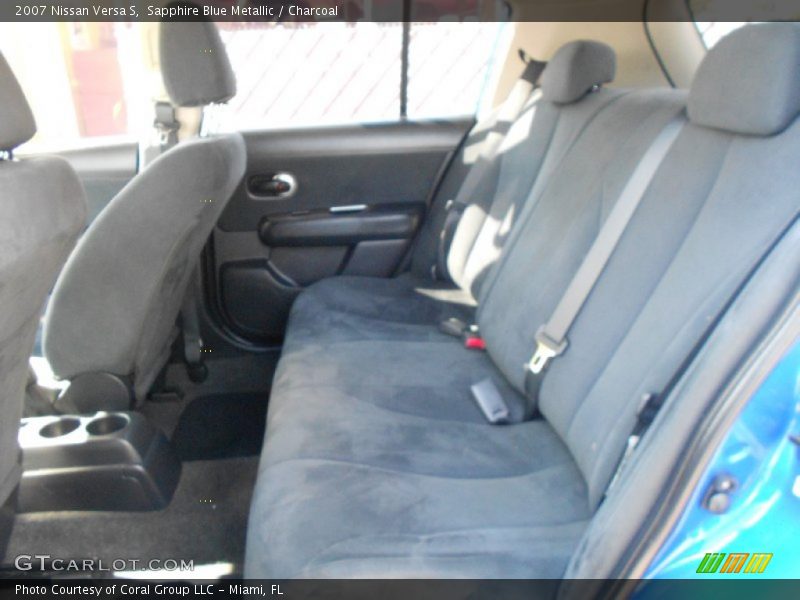 Sapphire Blue Metallic / Charcoal 2007 Nissan Versa S