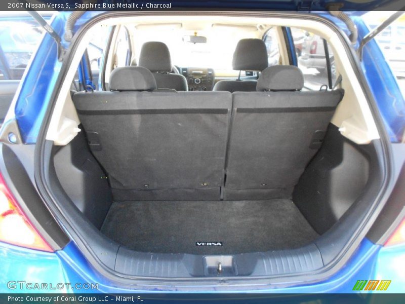 Sapphire Blue Metallic / Charcoal 2007 Nissan Versa S