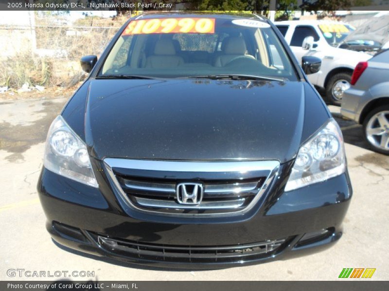 Nighthawk Black Pearl / Gray 2005 Honda Odyssey EX-L