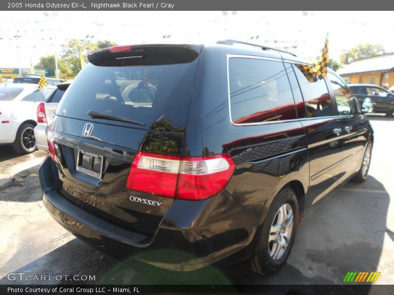 Nighthawk Black Pearl / Gray 2005 Honda Odyssey EX-L