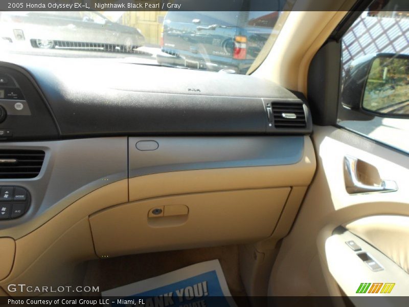 Nighthawk Black Pearl / Gray 2005 Honda Odyssey EX-L