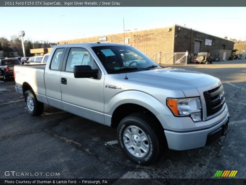 Ingot Silver Metallic / Steel Gray 2011 Ford F150 STX SuperCab