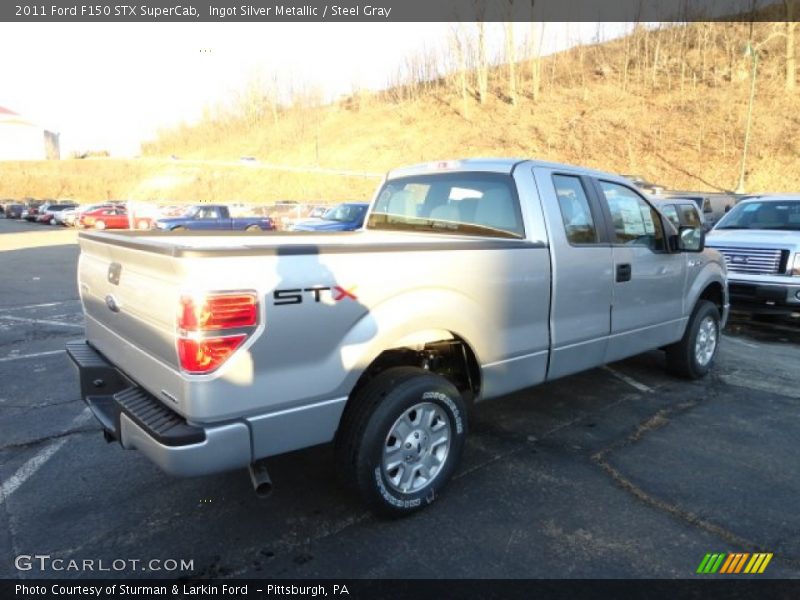 Ingot Silver Metallic / Steel Gray 2011 Ford F150 STX SuperCab