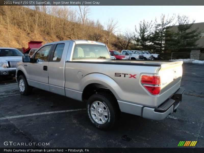 Ingot Silver Metallic / Steel Gray 2011 Ford F150 STX SuperCab