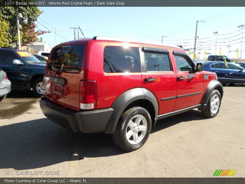 Inferno Red Crystal Pearl / Dark Slate Gray 2007 Dodge Nitro SXT