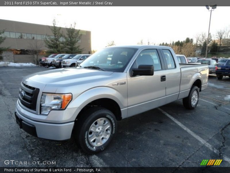 Ingot Silver Metallic / Steel Gray 2011 Ford F150 STX SuperCab