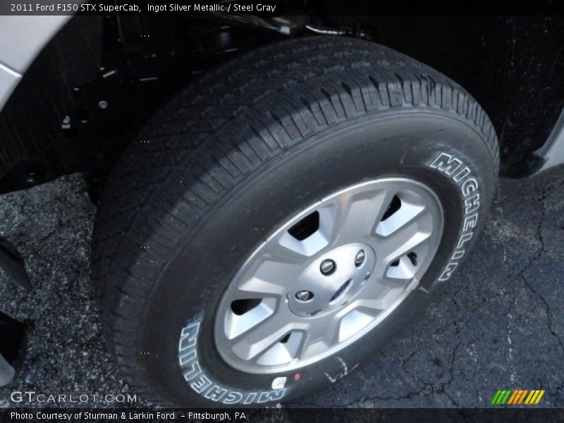 Ingot Silver Metallic / Steel Gray 2011 Ford F150 STX SuperCab