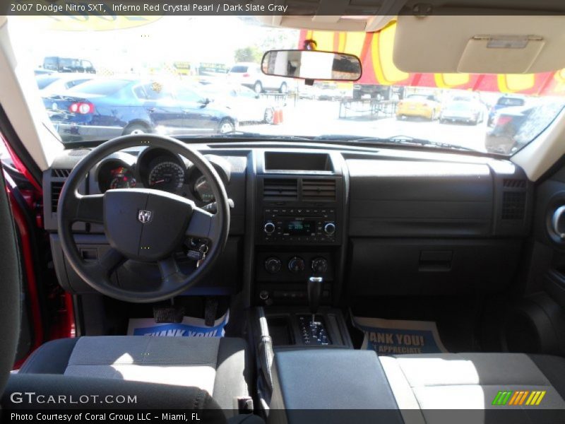 Inferno Red Crystal Pearl / Dark Slate Gray 2007 Dodge Nitro SXT