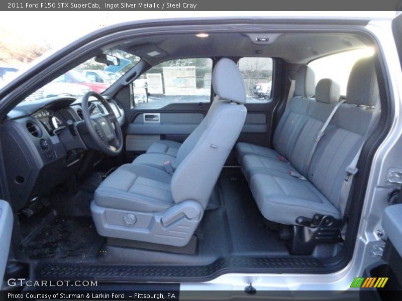 Ingot Silver Metallic / Steel Gray 2011 Ford F150 STX SuperCab