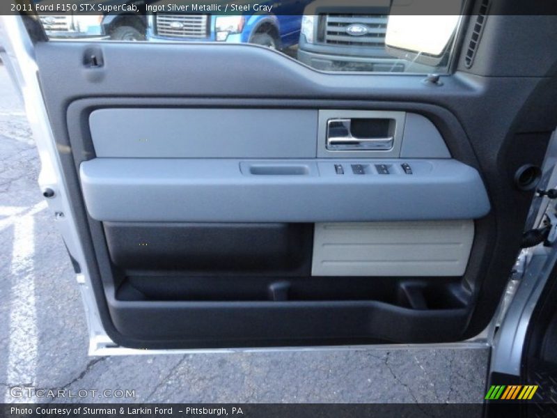 Ingot Silver Metallic / Steel Gray 2011 Ford F150 STX SuperCab