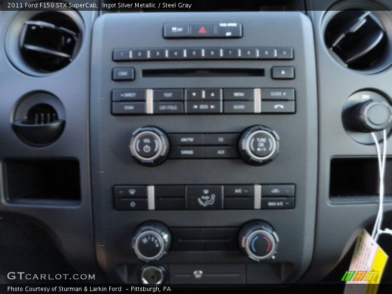 Ingot Silver Metallic / Steel Gray 2011 Ford F150 STX SuperCab