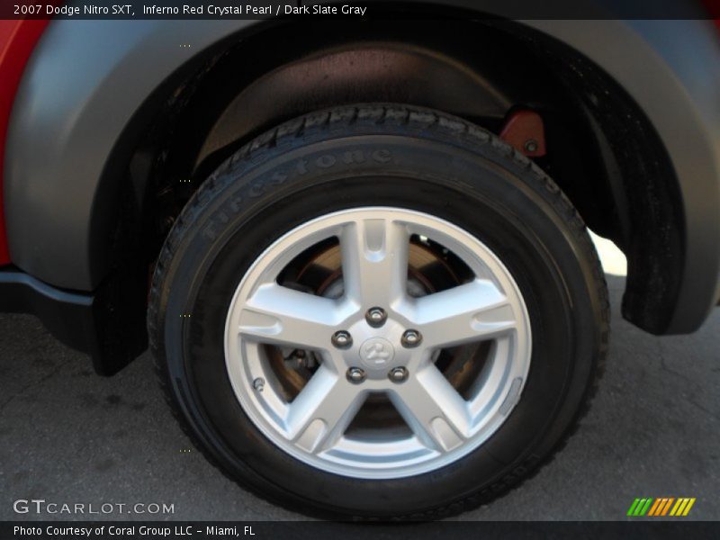 Inferno Red Crystal Pearl / Dark Slate Gray 2007 Dodge Nitro SXT