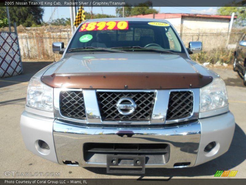 Radiant Silver / Graphite/Titanium 2005 Nissan Titan XE King Cab