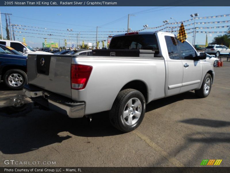 Radiant Silver / Graphite/Titanium 2005 Nissan Titan XE King Cab