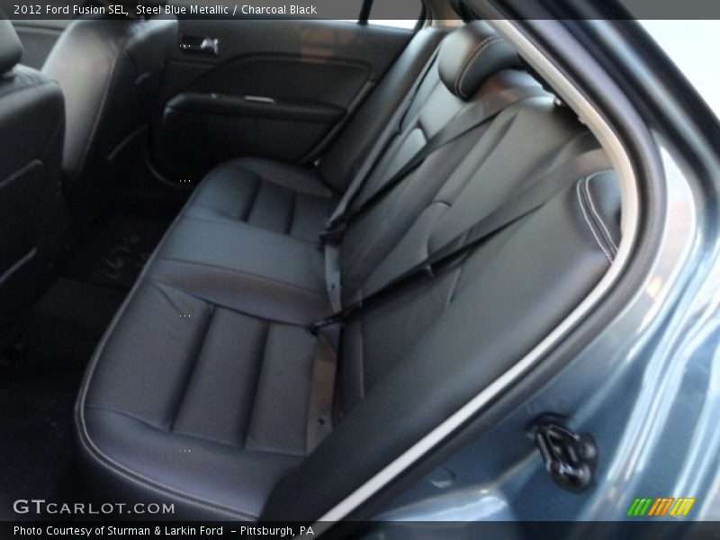 Steel Blue Metallic / Charcoal Black 2012 Ford Fusion SEL