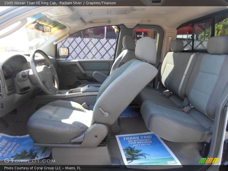 Radiant Silver / Graphite/Titanium 2005 Nissan Titan XE King Cab