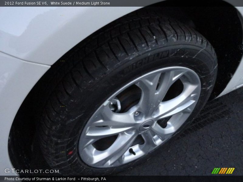 White Suede / Medium Light Stone 2012 Ford Fusion SE V6