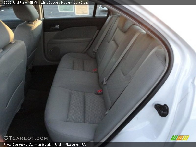 White Suede / Medium Light Stone 2012 Ford Fusion SE V6