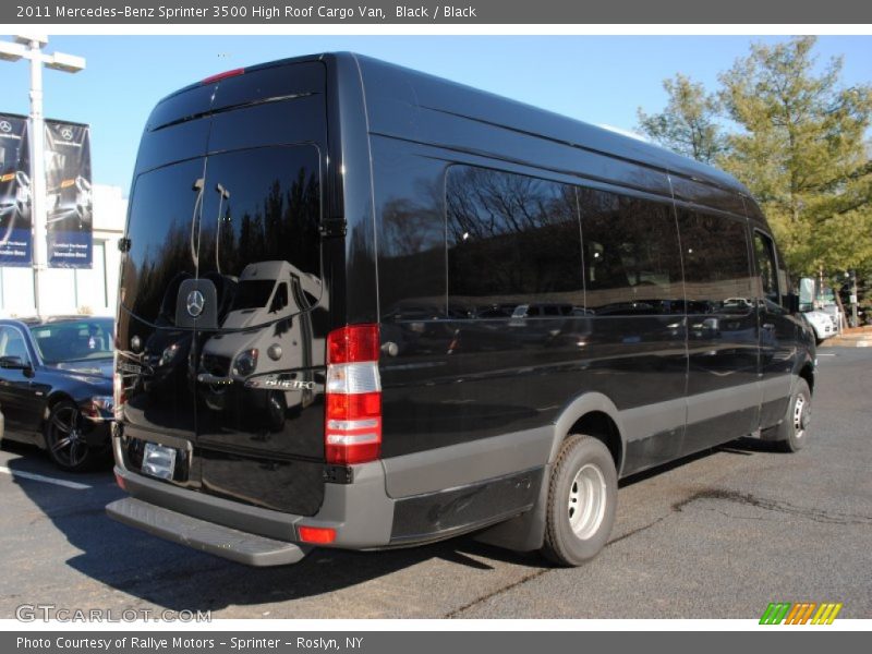 Black / Black 2011 Mercedes-Benz Sprinter 3500 High Roof Cargo Van