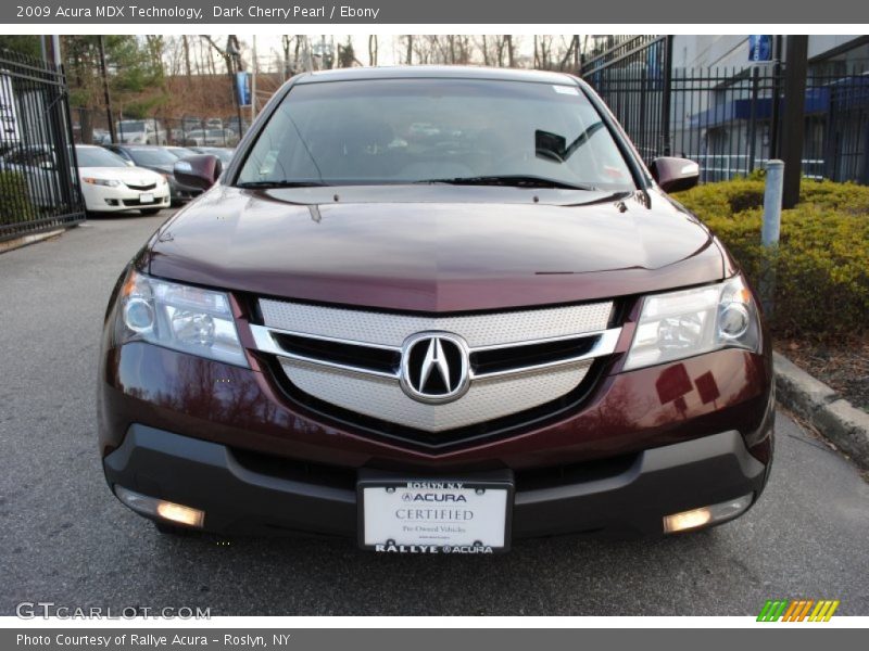 Dark Cherry Pearl / Ebony 2009 Acura MDX Technology