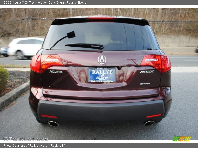 Dark Cherry Pearl / Ebony 2009 Acura MDX Technology
