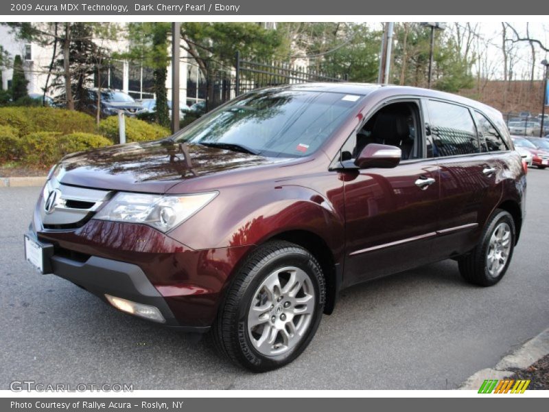 Dark Cherry Pearl / Ebony 2009 Acura MDX Technology