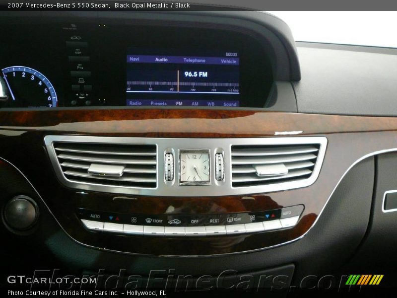 Black Opal Metallic / Black 2007 Mercedes-Benz S 550 Sedan