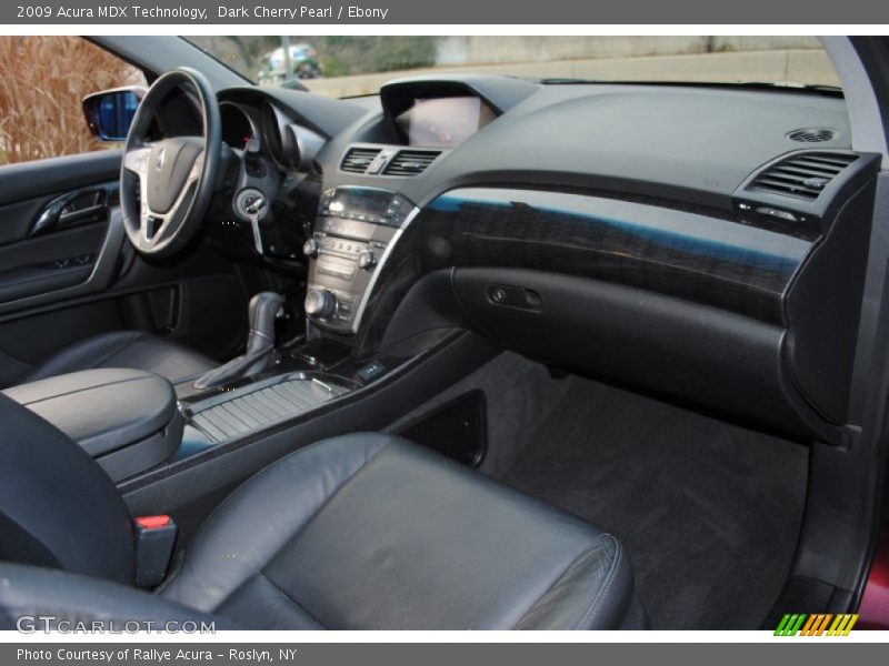 Dark Cherry Pearl / Ebony 2009 Acura MDX Technology