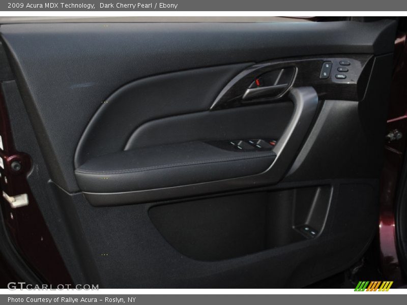 Dark Cherry Pearl / Ebony 2009 Acura MDX Technology