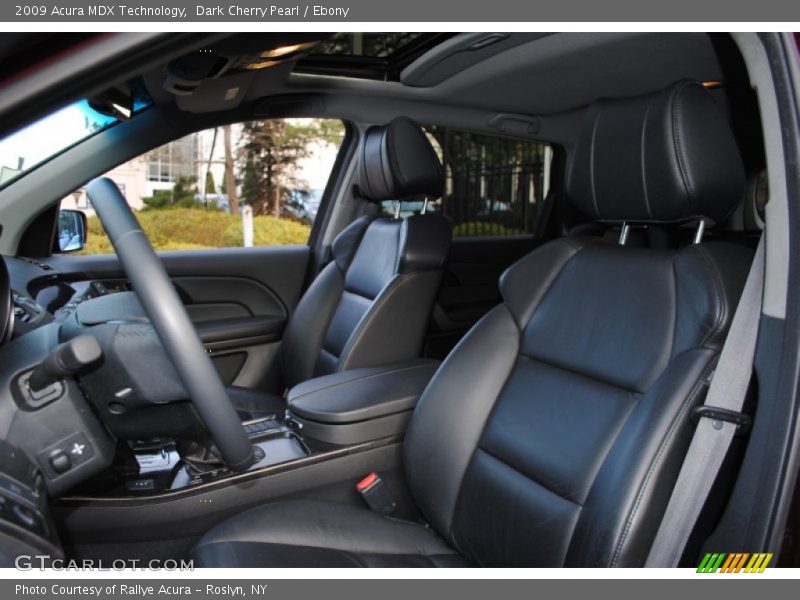 Dark Cherry Pearl / Ebony 2009 Acura MDX Technology