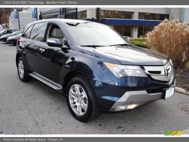 Bali Blue Pearl / Ebony 2009 Acura MDX Technology