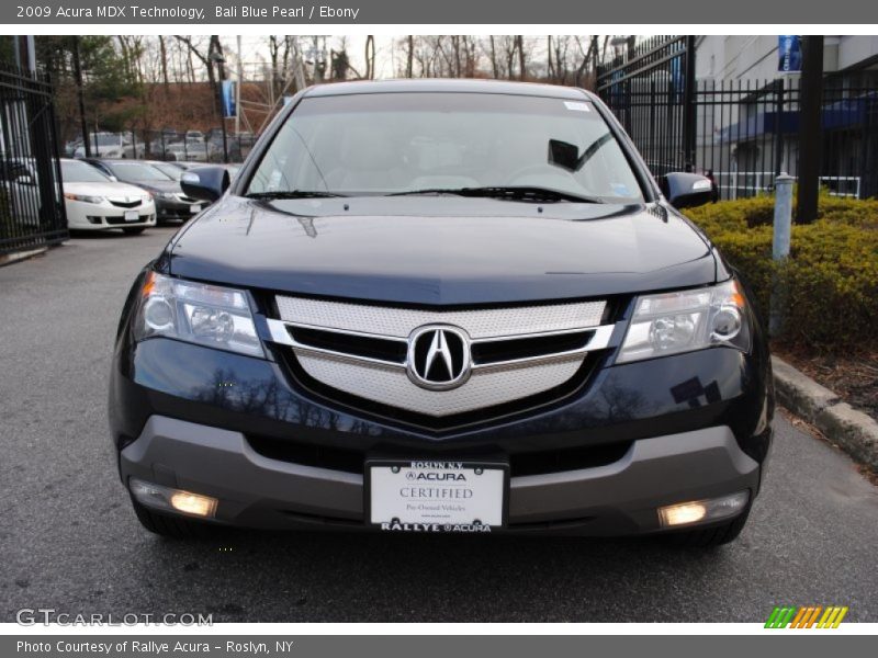 Bali Blue Pearl / Ebony 2009 Acura MDX Technology