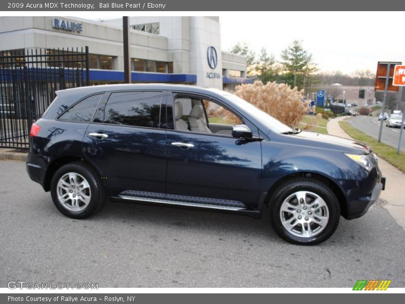 Bali Blue Pearl / Ebony 2009 Acura MDX Technology