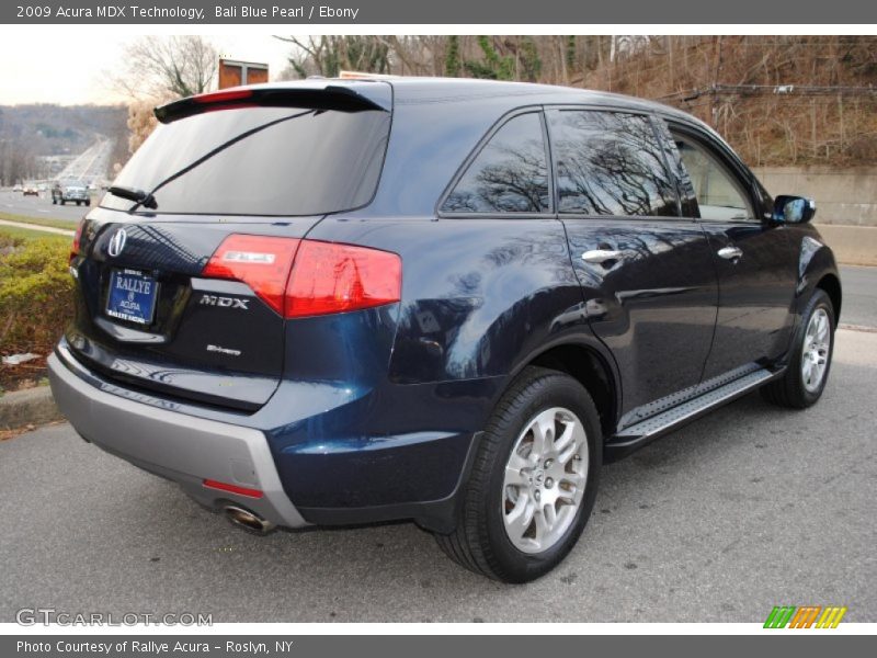 Bali Blue Pearl / Ebony 2009 Acura MDX Technology