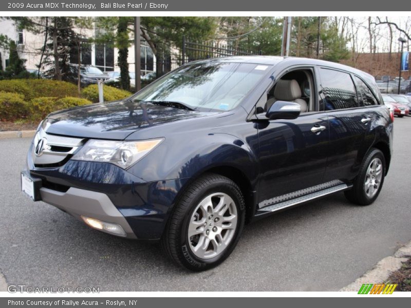 Bali Blue Pearl / Ebony 2009 Acura MDX Technology