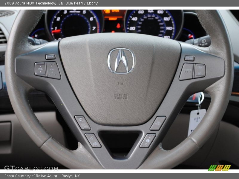 Bali Blue Pearl / Ebony 2009 Acura MDX Technology