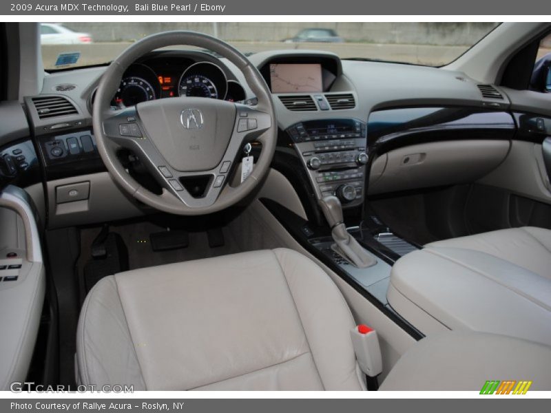 Bali Blue Pearl / Ebony 2009 Acura MDX Technology