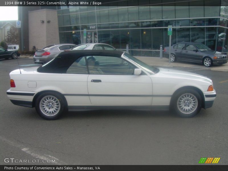 Alpine White / Beige 1994 BMW 3 Series 325i Convertible